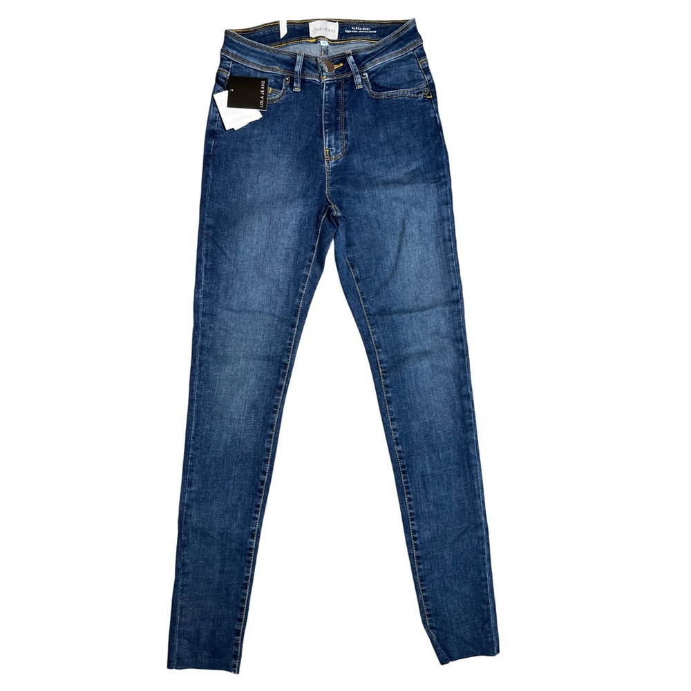 Lola Jeans Alexa RCB1 High Rise Skinny Jeans Size 25 Dark Wash‎ Denim Pants NWT